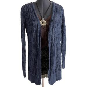 y2k MUDD blue boho fairycore cardigan vintage 2000's whimsigoth | size S/M